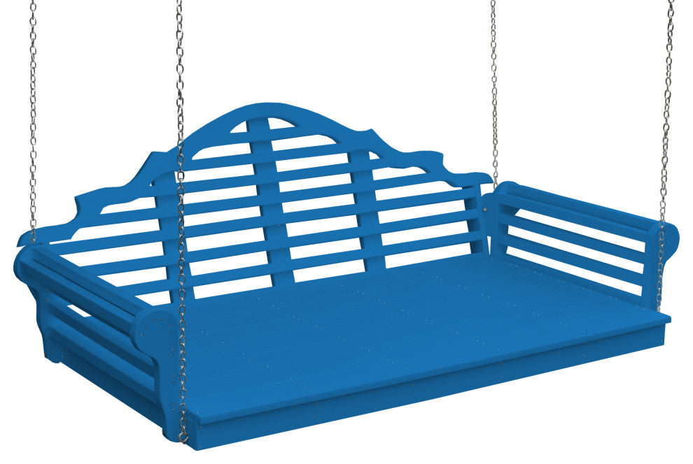 Poly Marlboro Swingbed, Blue, 5 Foot