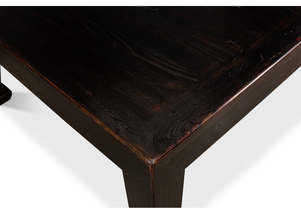 Asian Style Ebonized Coffee Table
