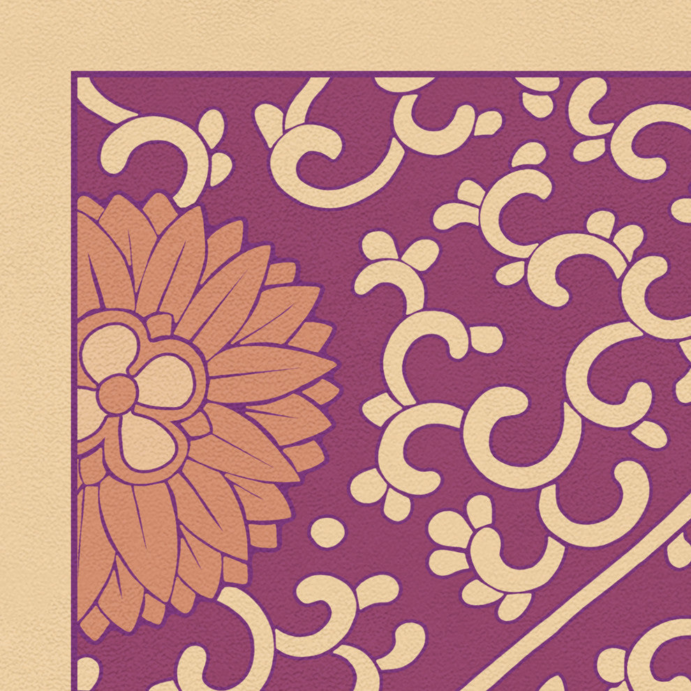 Joli Sol Iris Vinyl Mat, 48x72 Rectangle