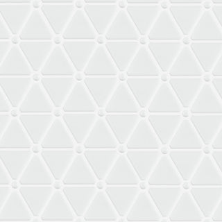 Expressions Treux White Glass Floor and Wall Tile