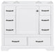 36" Freestanding Bath Vanity Cabinet Without Top, White