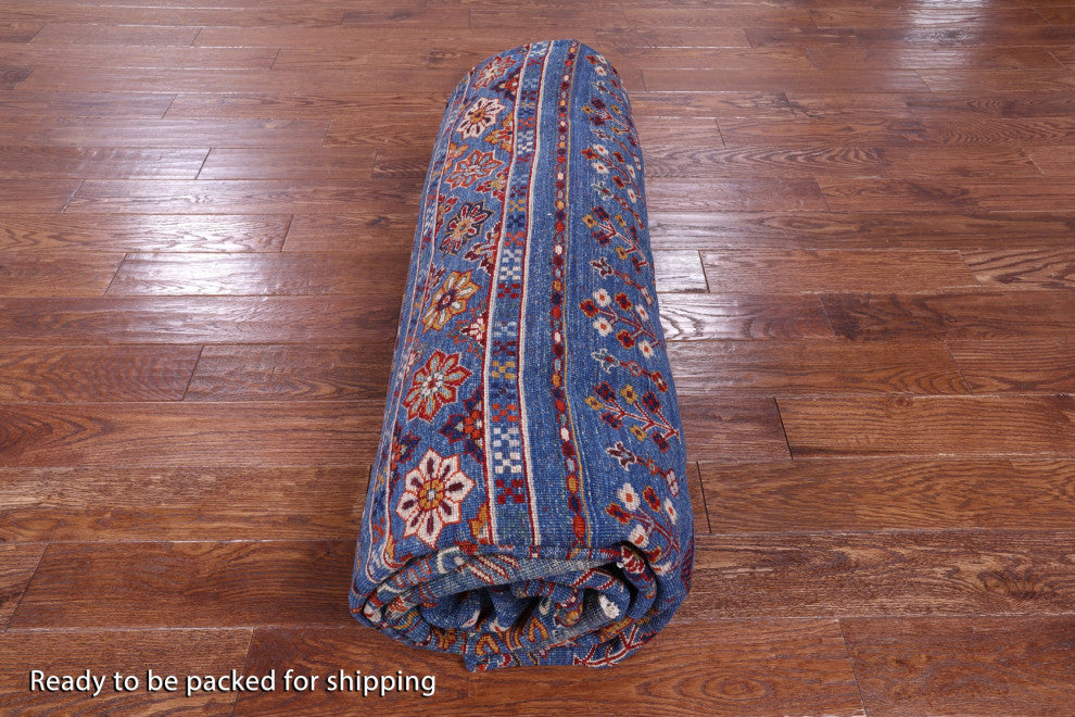 9' 11" X 12' 11" Handmade Tribal Persian Gabbeh Rug Q10745