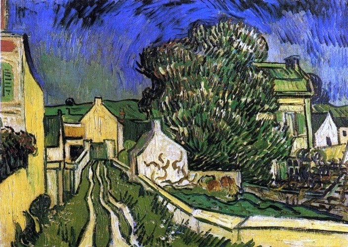 Vincent Van Gogh The House of Pere Pilon, 18"x27" Gallery Wrapped Canvas