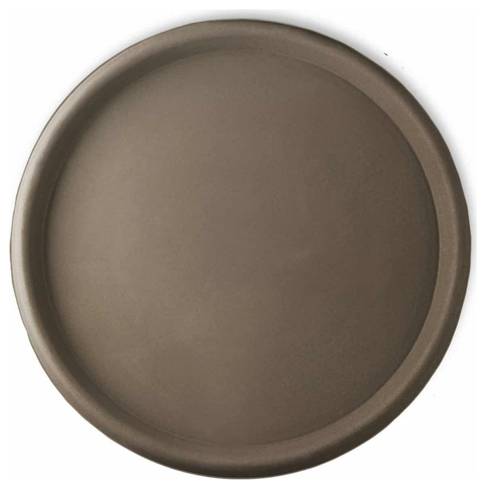Universal Large Round Plant Saucer, Inner Diameter 22.8" x Outer 26", Mocha