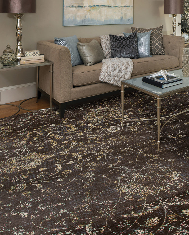 Karelia Ethereal Mushroom Brown 10'11"x15' Area Rug
