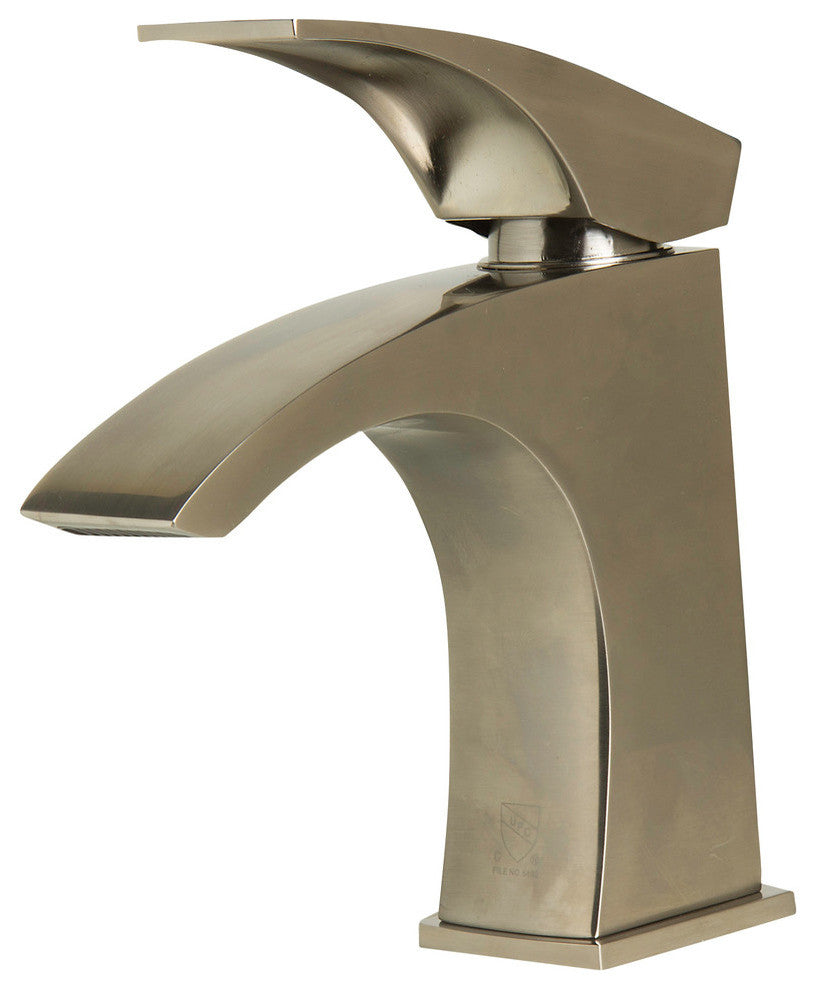 AB1586-BN Brushed Nickel Single Lever Bathroom Faucet