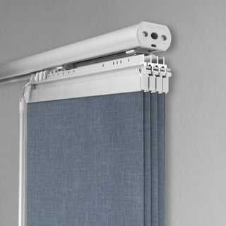 Azure 4-Panel Track Extendable Vertical Blinds 48-88"W