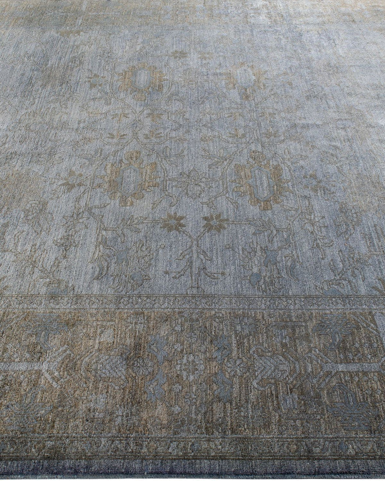 Vibrance, One-of-a-Kind Hand-Knotted Area Rug Gray, 8'3"x10'2"