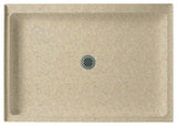 Swan 42.375x34.188x5.5 Solid Surface Shower Base, Prairie