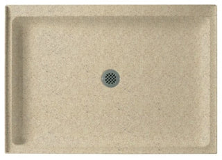 Swan 42.375x34.188x5.5 Solid Surface Shower Base, Prairie