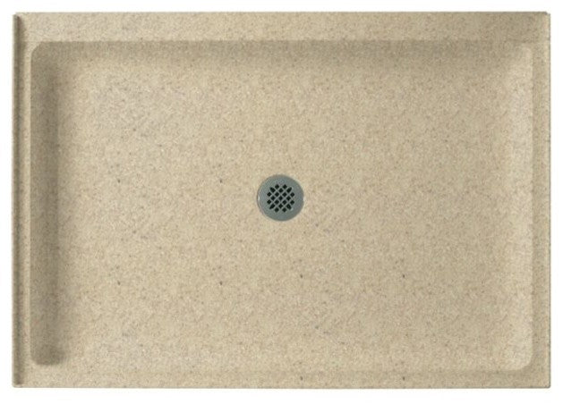 Swan 42.375x34.188x5.5 Solid Surface Shower Base, Prairie