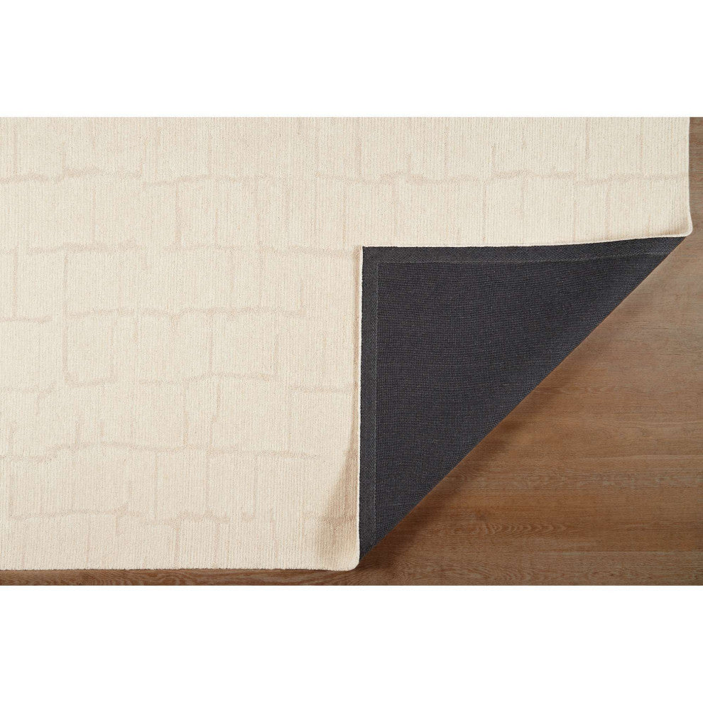 Shadows Boxes Area Rug - Ivory, 8'x10'