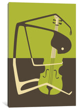 "Blues' Cello" by Jazzberry Blue, 40x26x1.5