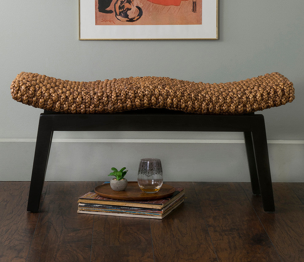 East at Main Myra Wood and Water Hyacinth Bench, Brown