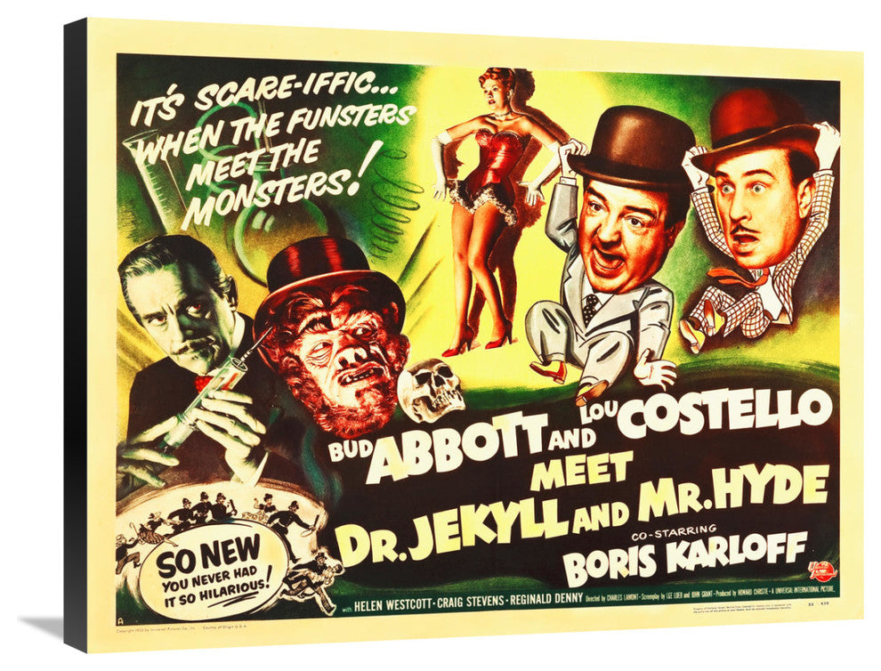 Abbott and Costello, Meet Dr Jekyll And Mr. Hyde, 30x23