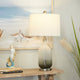 Modern Gray Glass Table Lamp Set 562029