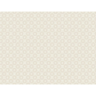 Fretwork Wallpaper, Light Beige