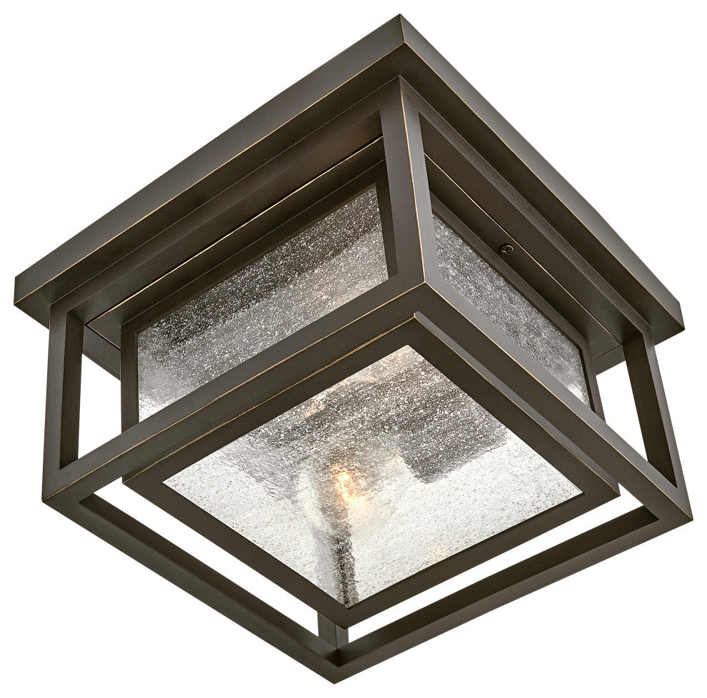 Hinkley Republic Small Flush Mount, Oil Rubbed Bronze