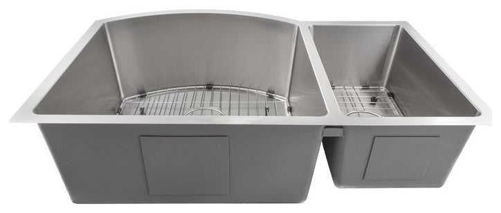 ZLINE 33 In. Under Mount Sink, Stainless Steel, Double Bowl, SC70D-33