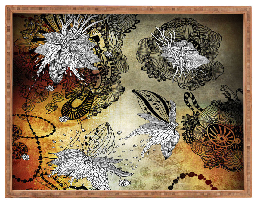 Deny Designs Iveta Abolina Nightplay Rectangular Tray