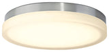 WAC Lighting Round LED Flush Mount, Brushed Nickel, 15", Warm 2700k