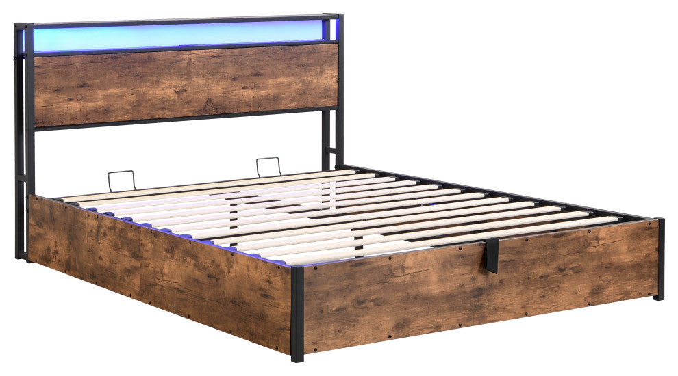 Gewnee Lift-up Storage Bed Frame