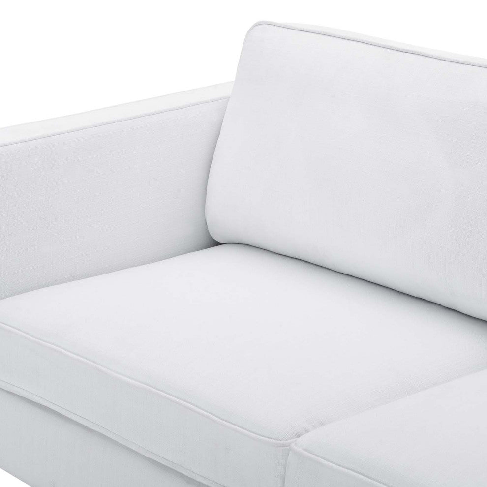 Sofa, Fabric, White, Modern, Living Lounge Room Hotel Lobby Hospitality