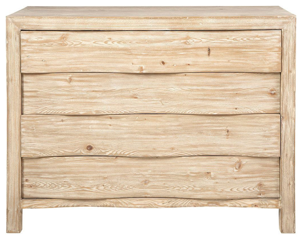 Presley 48" 4-Drawer Storage Chest, Brown