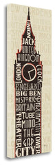 "London City Words II" By Pela Studio, Giclee Print on Gallery Wrap Canvas