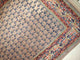 Handmade Vintage Indian Seraband Runner 2.4'x9.8', 74cmx301cm 1970s