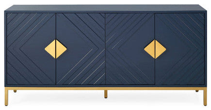 64" Tennant Brand Desata Versatile Sideboard, Navy Blue