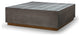 Clarence 60" Square Coffee Table- Shagreen
