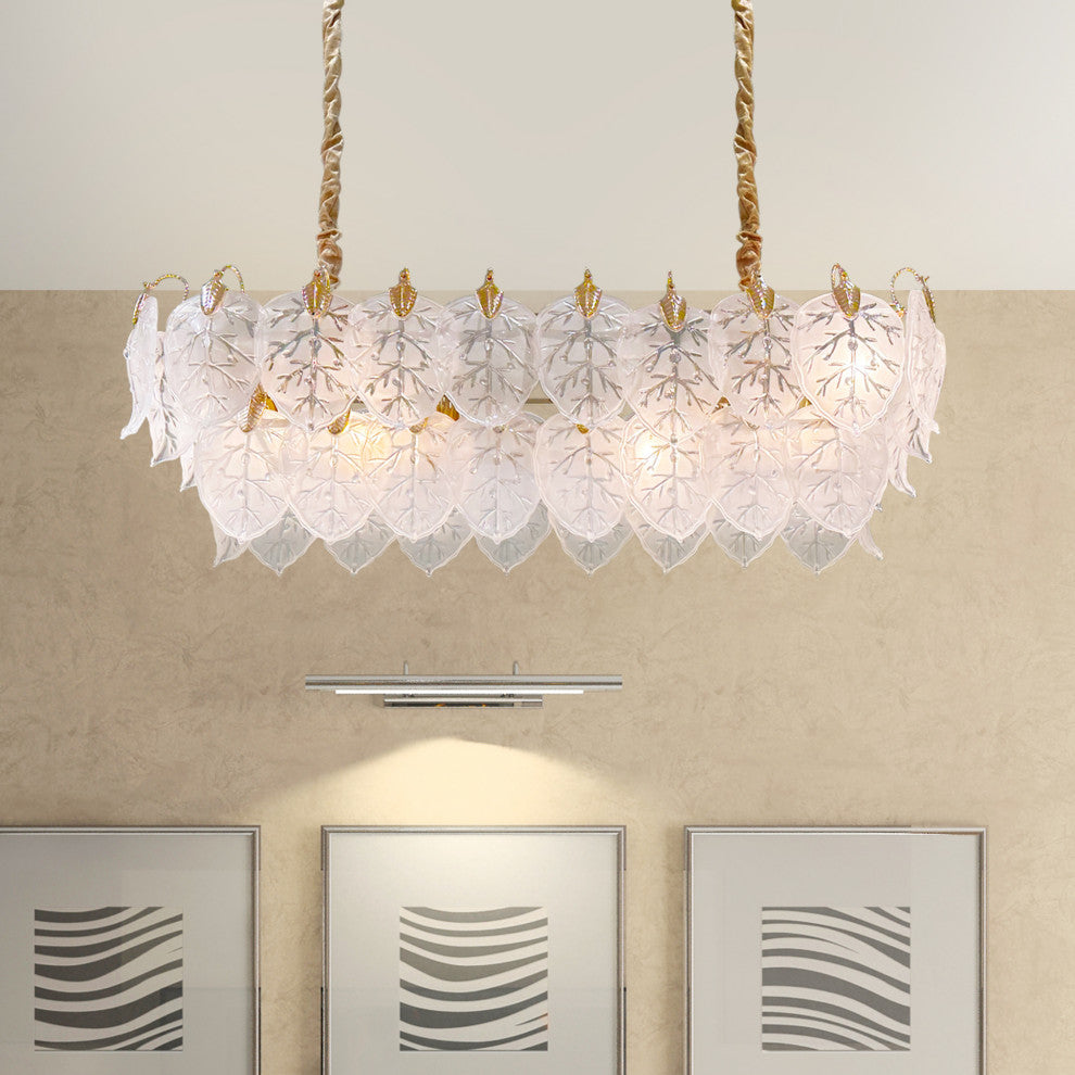 Autumn 12-Light Rectangular Chandelier