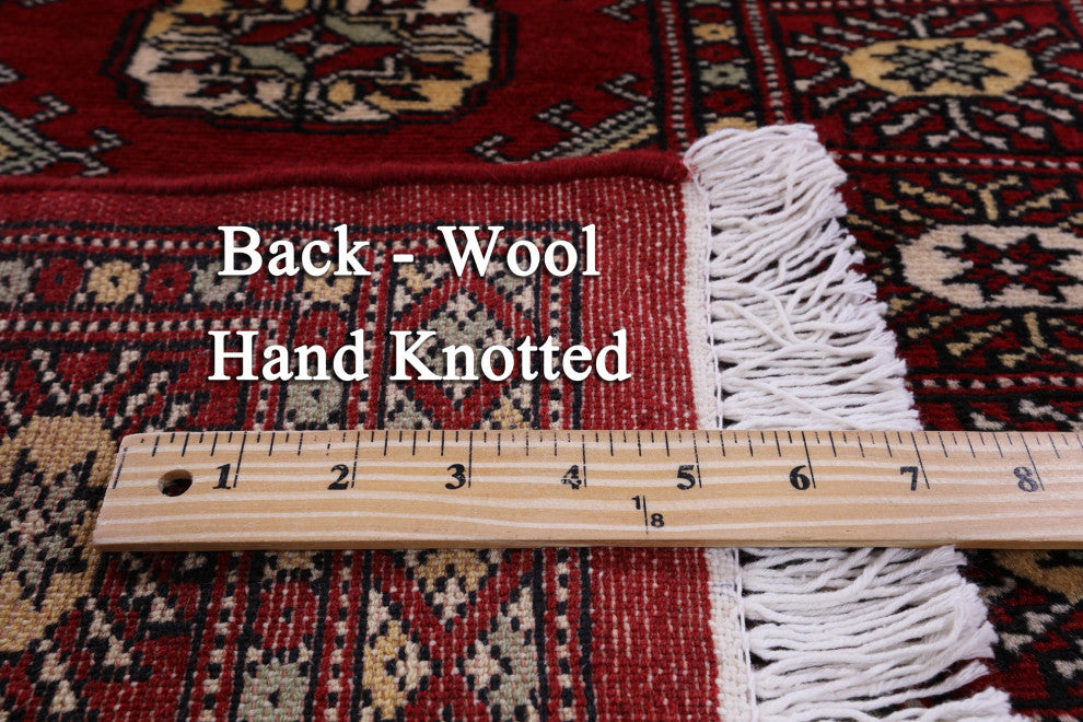 2' 1" X 6' 2" Silky Bokhara Hand Knotted Wool Runner Rug - Q13829
