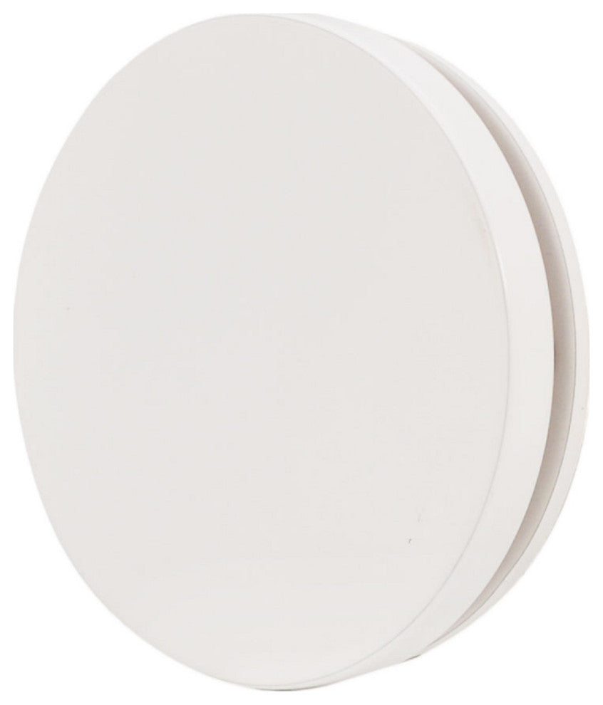 19 in. Solder In Brass Bath Tub Waste Drain Kit, White