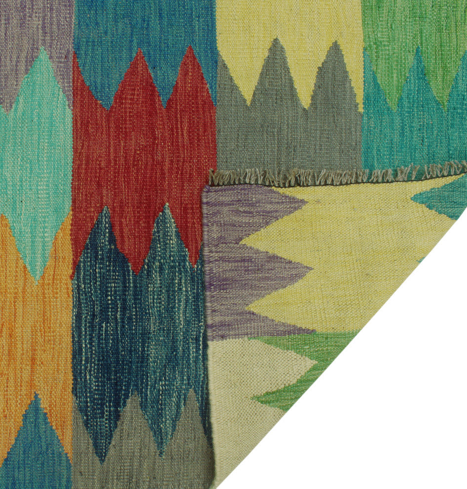 Winchester Kilim SaLight anat Red/Charcoal Rug, 4'11x6'7