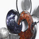 Hand Painted Etched Metal Wall Sculpture, Multi Color, Target