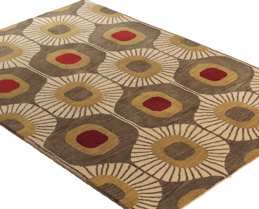 Bashian Woodbridge Area Rug, Mocha, 2.6''x8''