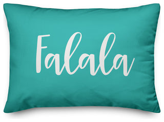 Falala, Teal 14x20 Lumbar Pillow
