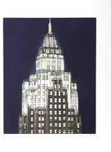 Richard Haas "Cities Services Building, Blue" Etching