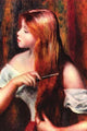 Combing Girl - Fine Art Giclee Print 24" x 36"