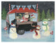 "Christmas on Wheels I Light" Digital Paper Print by Mary Urban, 26"x20"