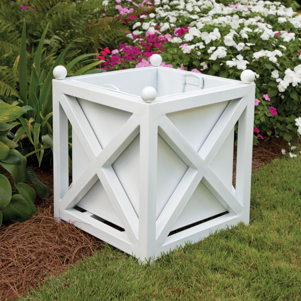 Paris Planter, White