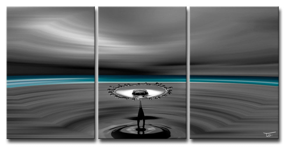 Ready2Hangart 'Aqueous Trance I' By Tristan Scott Canvas Art, 3 Panels, 18"