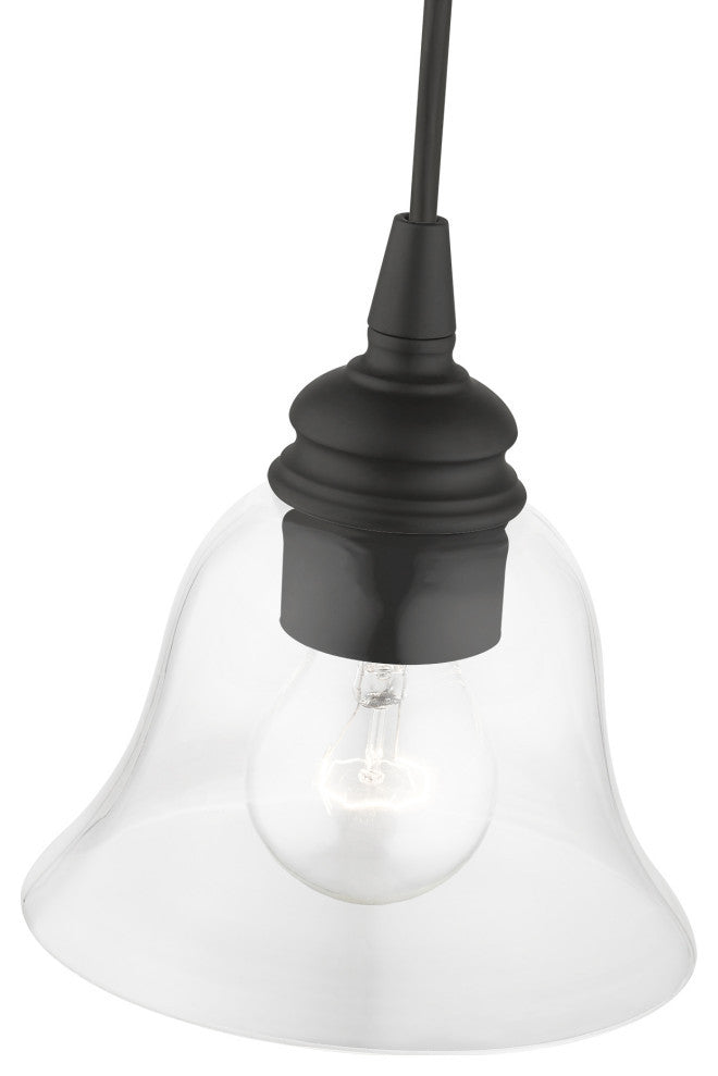 Moreland 1 Light Black Single Pendant
