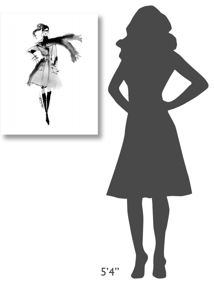 "Modern Fashion I" Digital Paper Print by Anne Tavoletti, 24"x30"