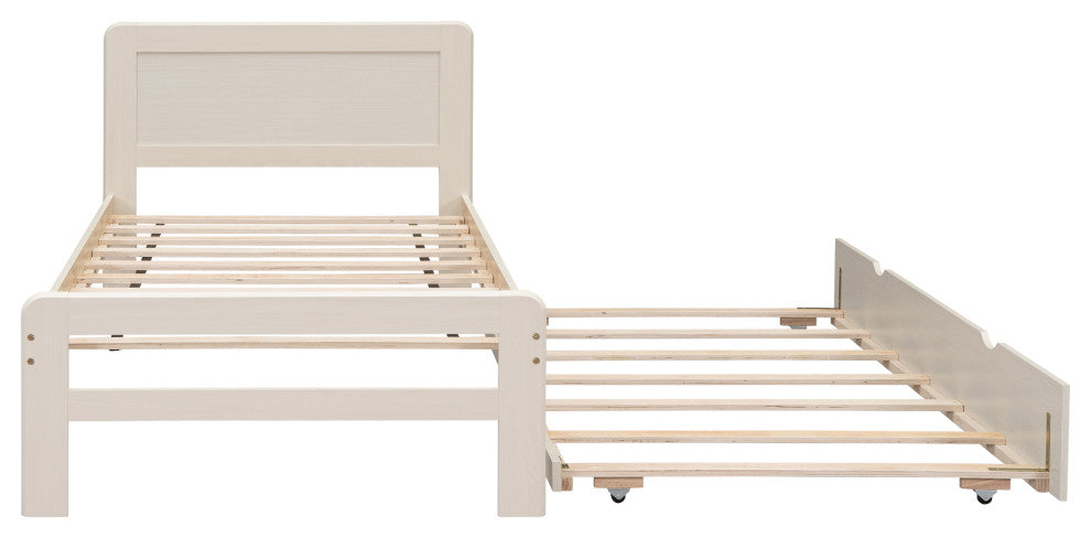 Gewnee Modern Design Twin Size Platform Bed Frame