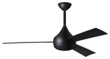 Donaire Paddle Fan Integrated LED, Matte Black, Matte Black Blades