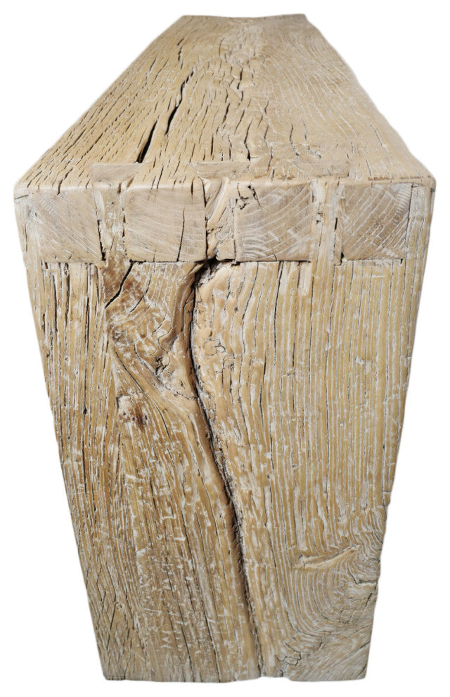 Salvaged Elm Waterfall Console Table