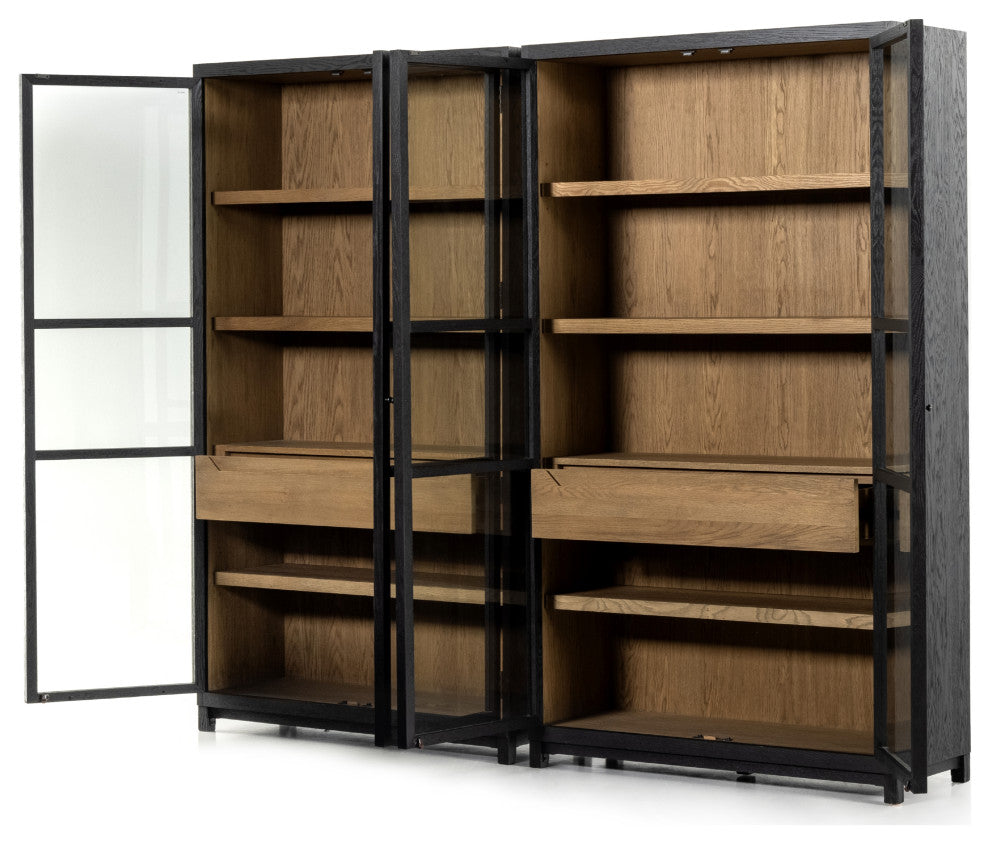 Millie Double Cabinet-Matte Black